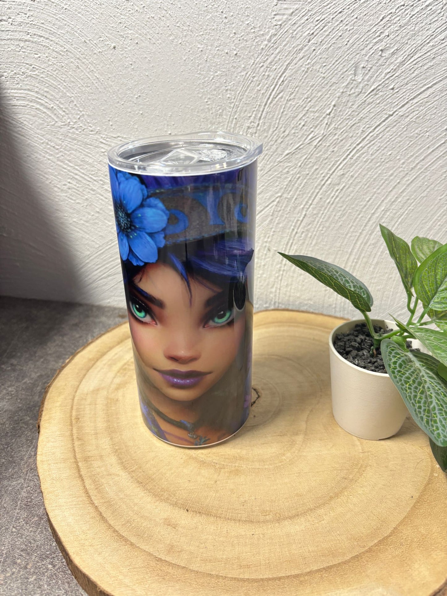 16 Oz Tumbler Blue Girl