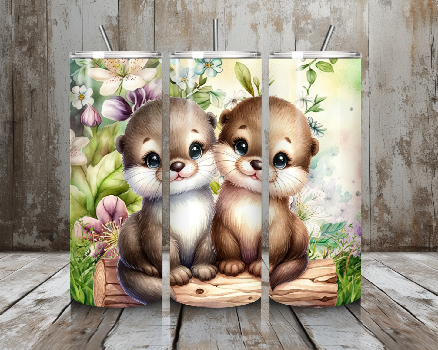 Tumbler Otterpärchen