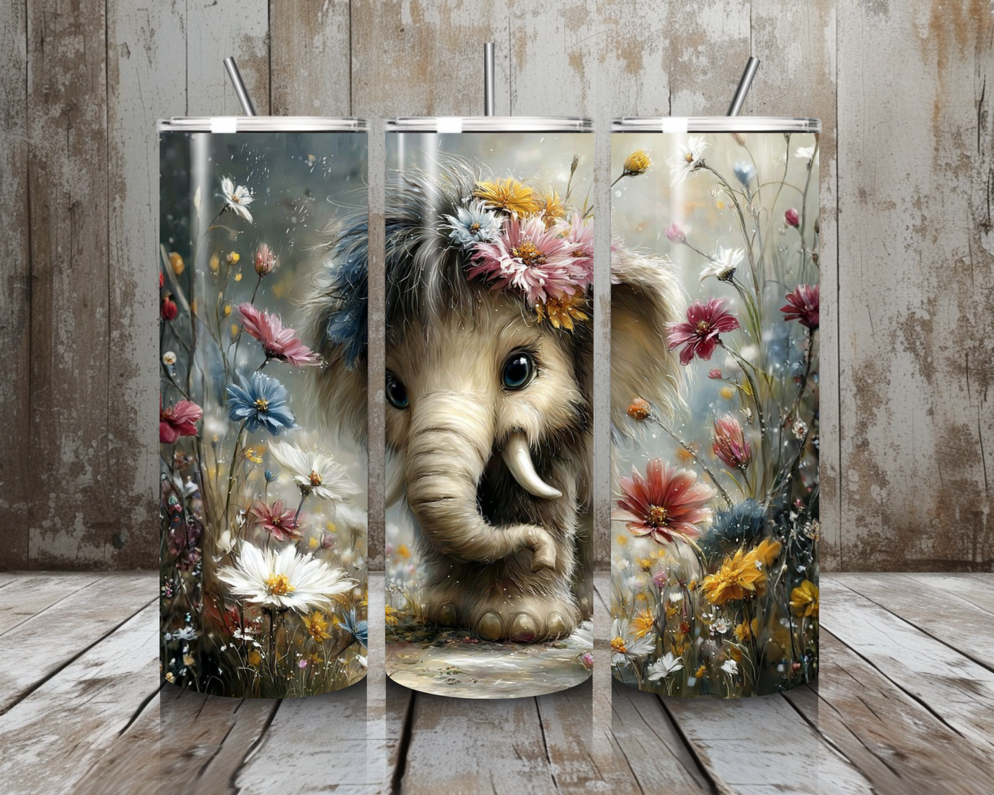 Tumbler Lottchen auf der Blumenwiese