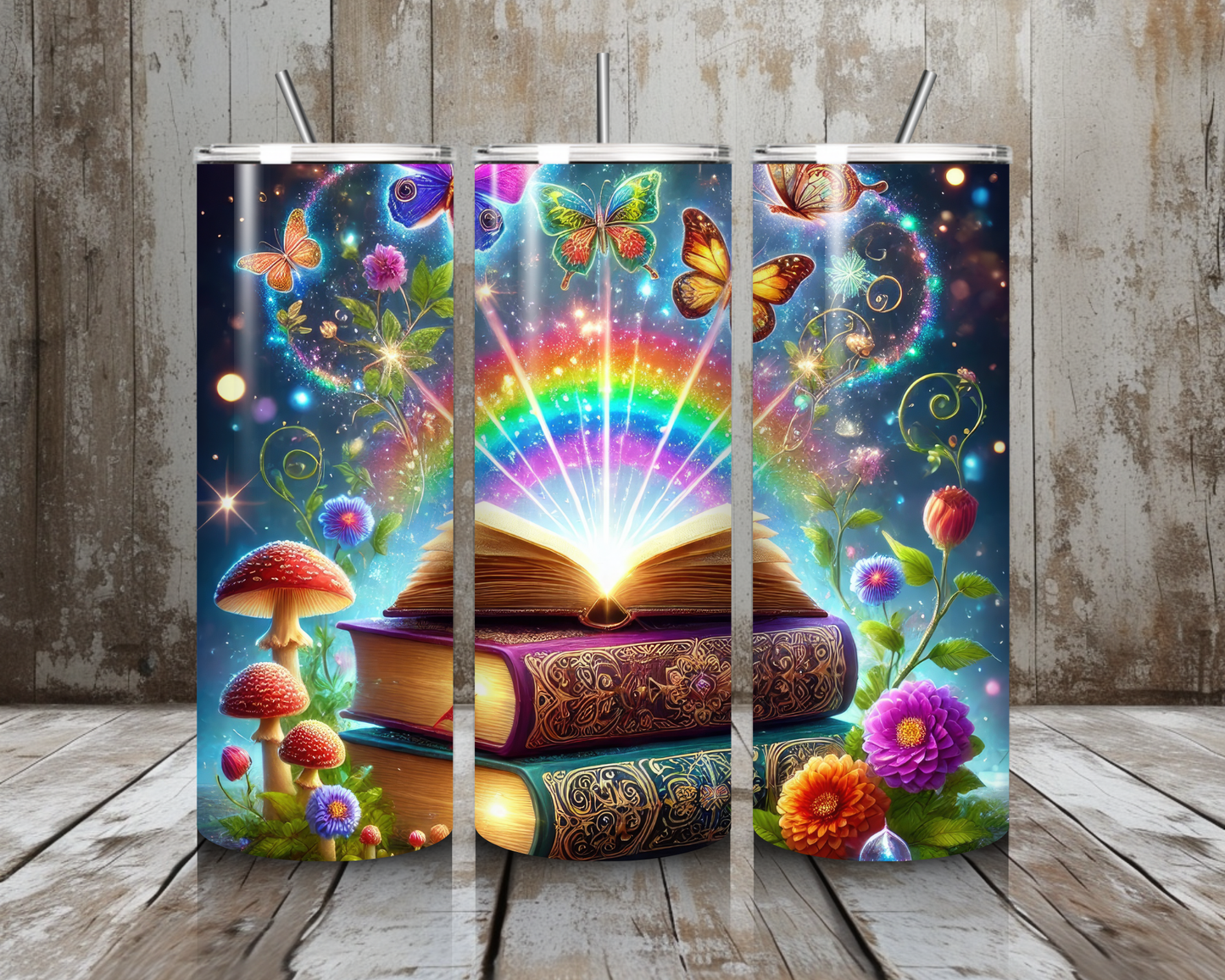 Tumbler Rainbow Books