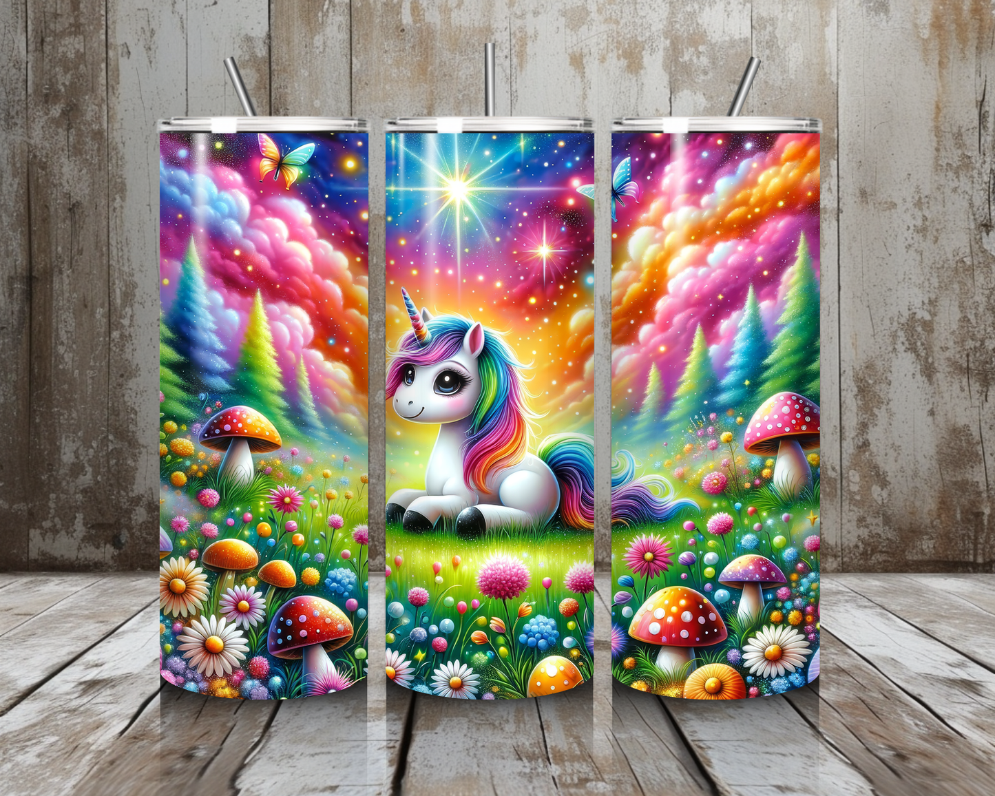 Tumbler colorful Unicorn