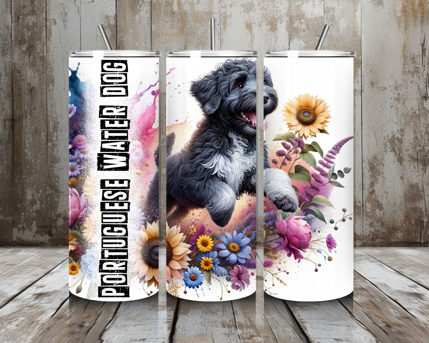 Tumbler Portuguese Water Dog