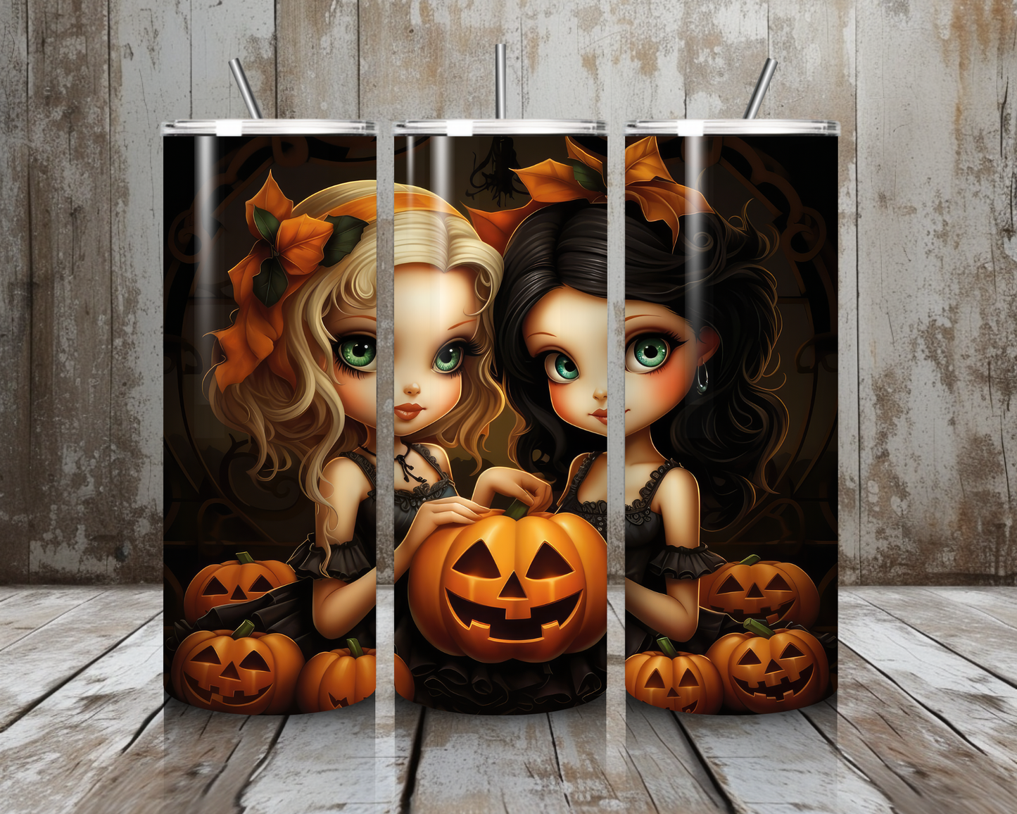 Tumbler Halloween Girls