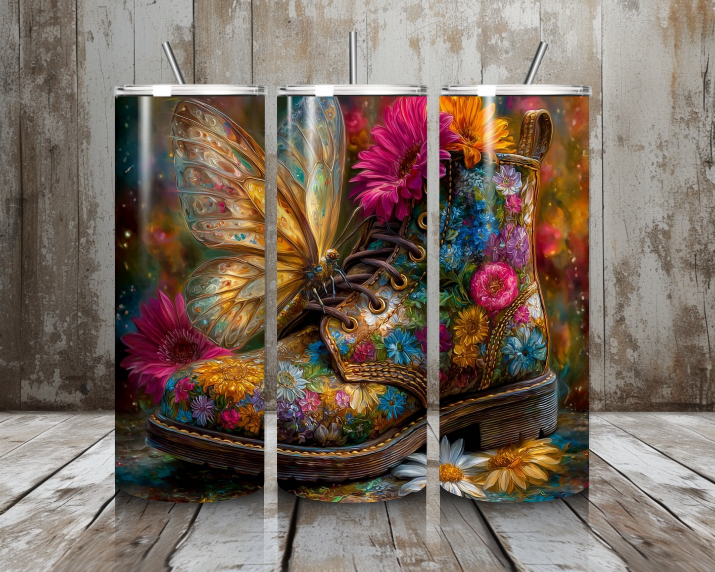 Tumbler Butterfly - Boot