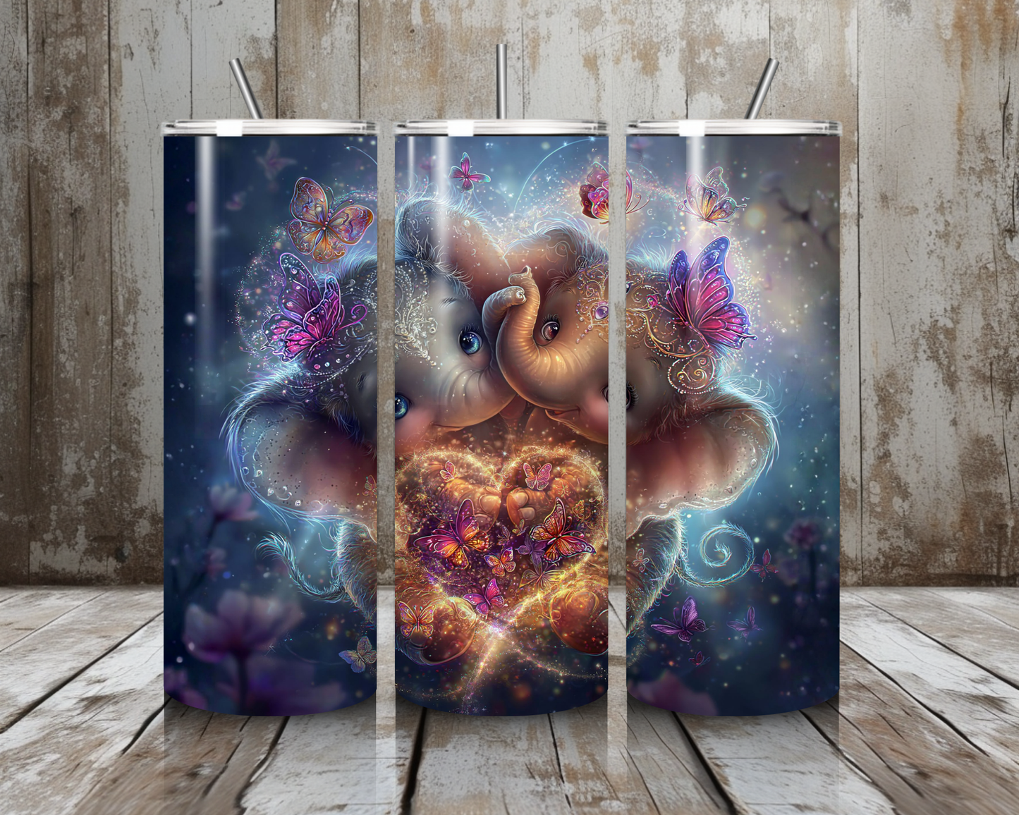Tumbler Elefanten - Liebe