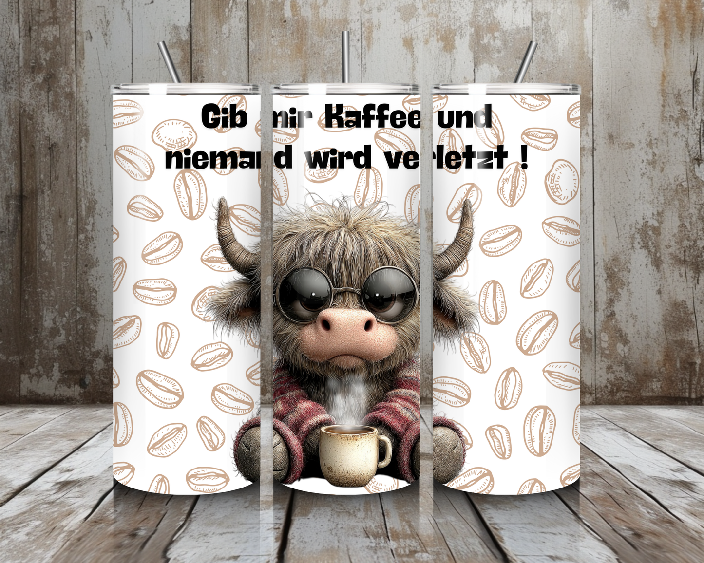 Tumbler Kaffee - Kuh
