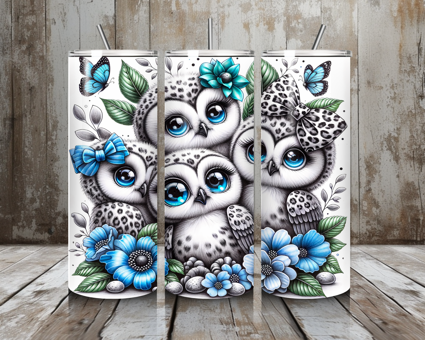Tumbler kleine Eulen