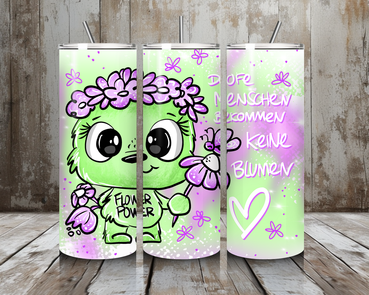 Tumbler Flower Power