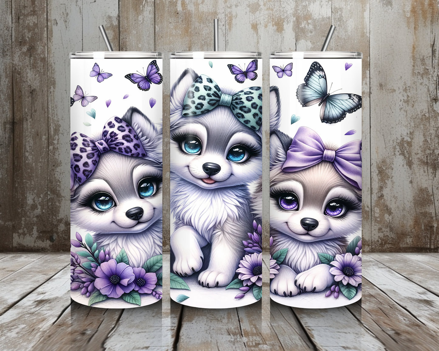 Tumbler kleine Huskys
