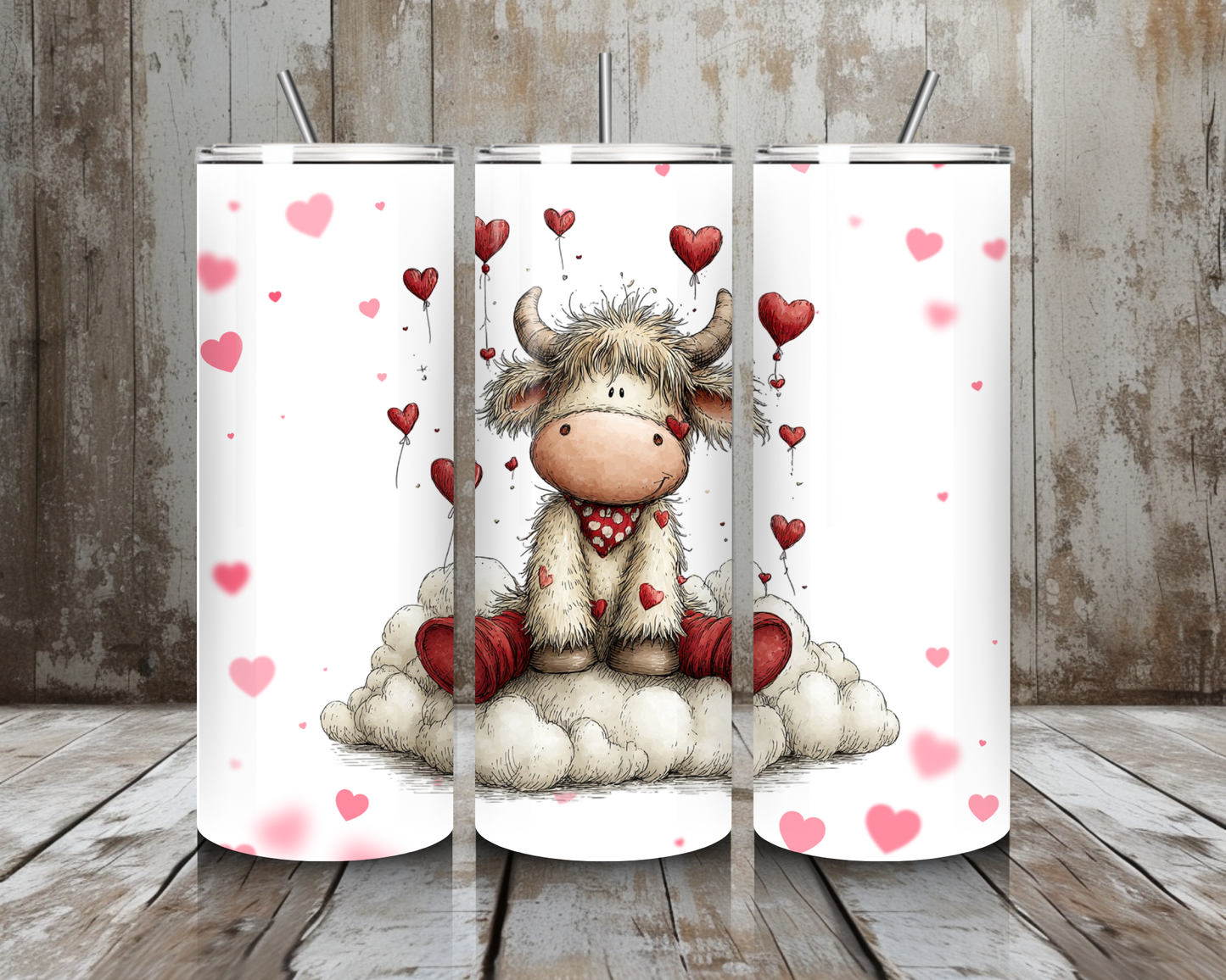 Tumbler Wolken - Liebe