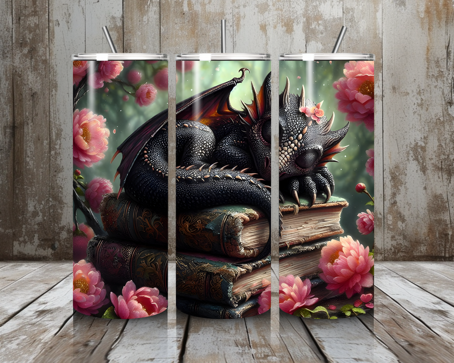 Tumbler Black Dragon