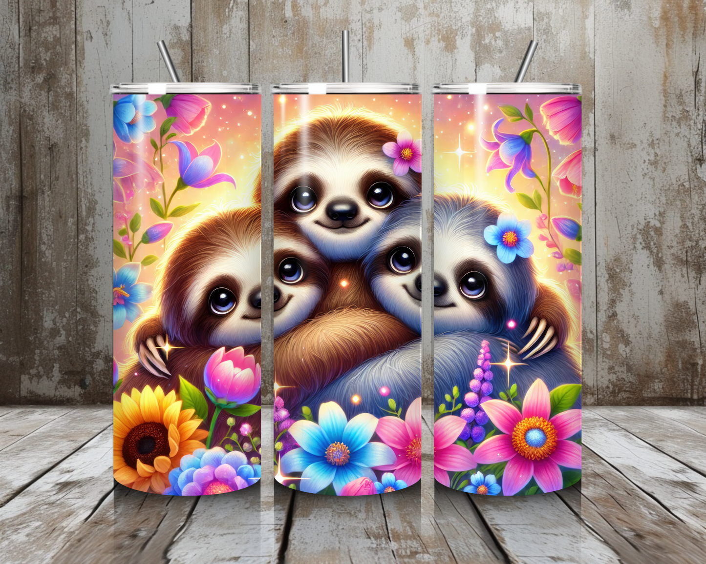 Tumbler Lovely Sloths