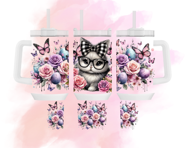 40oz Easterbunny Flowers