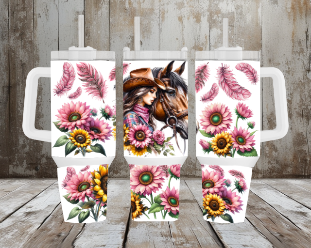 40oz pink Horsegirl