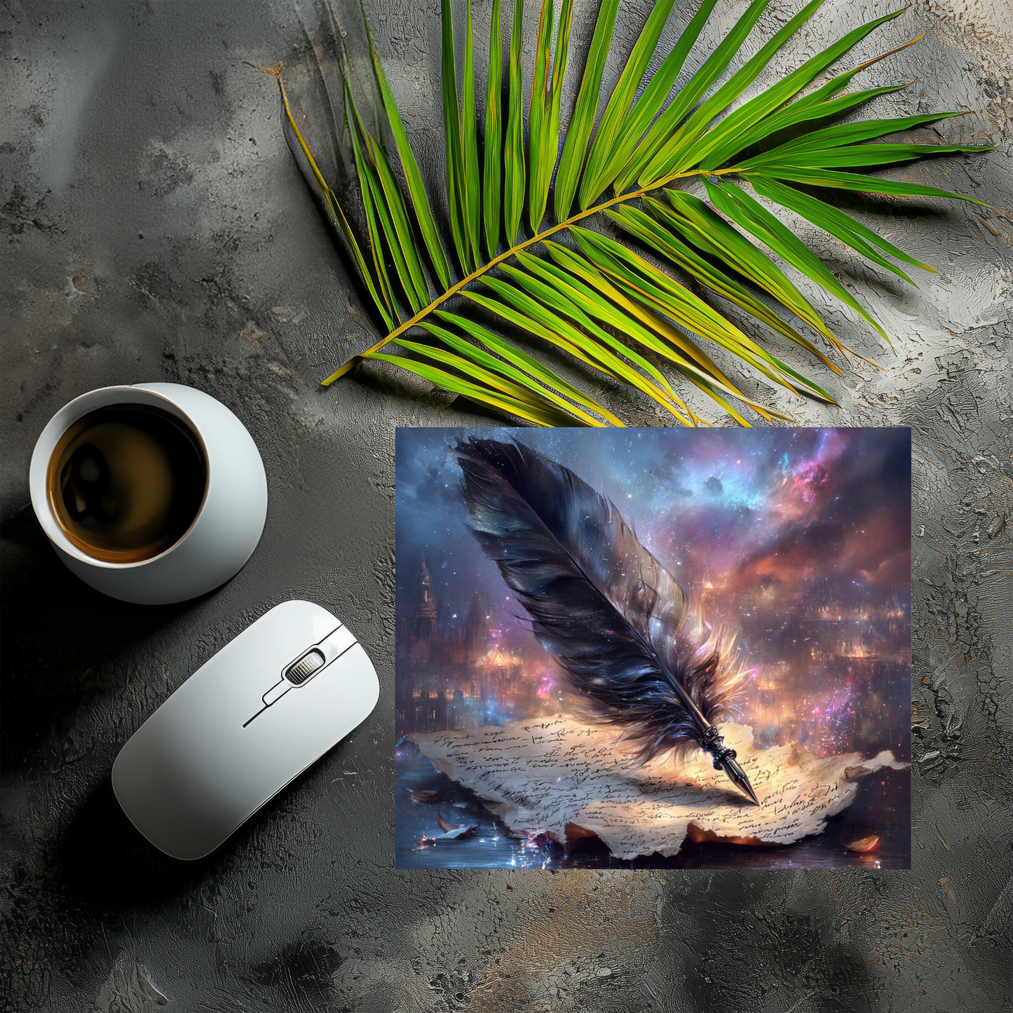 Mousepad verlorene Feder