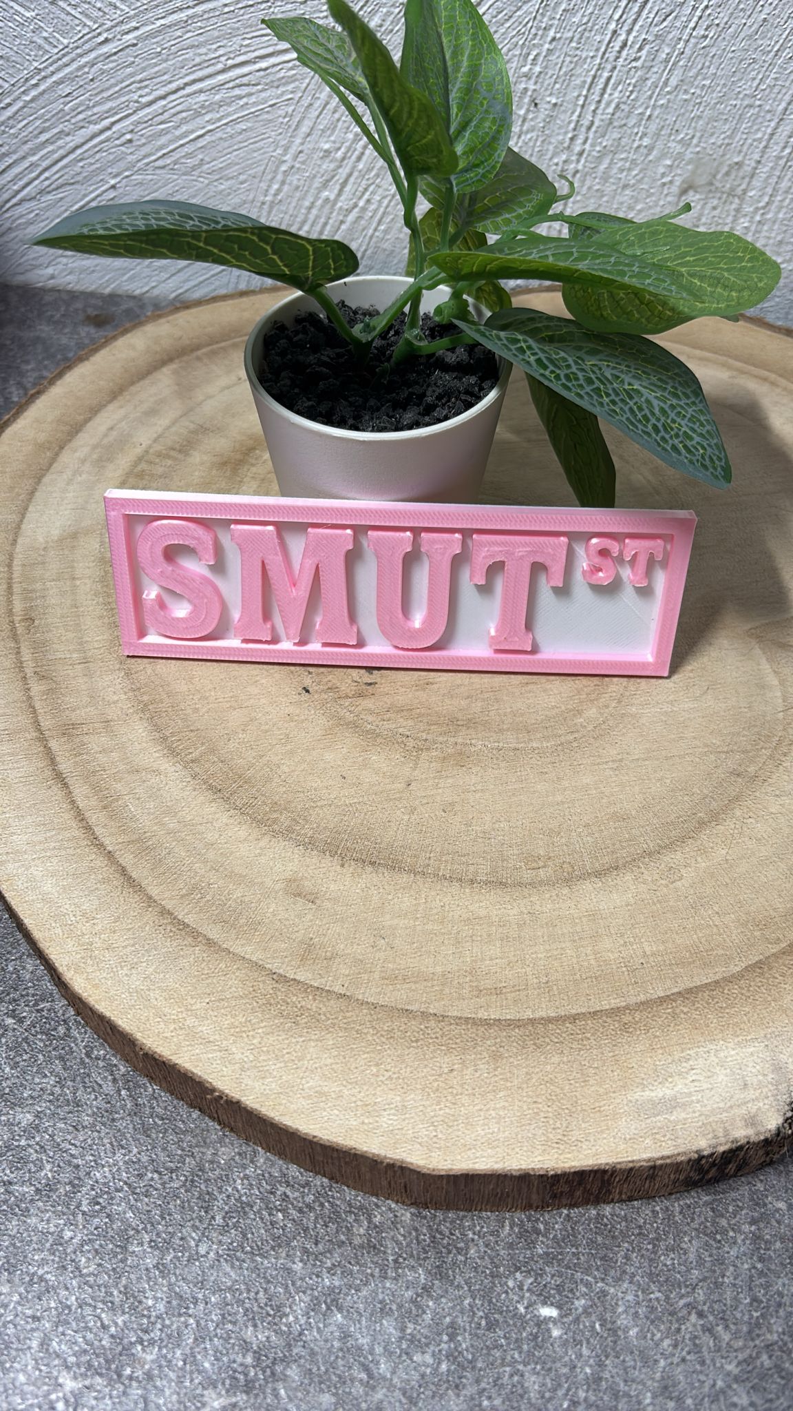 Dekoschild Smut