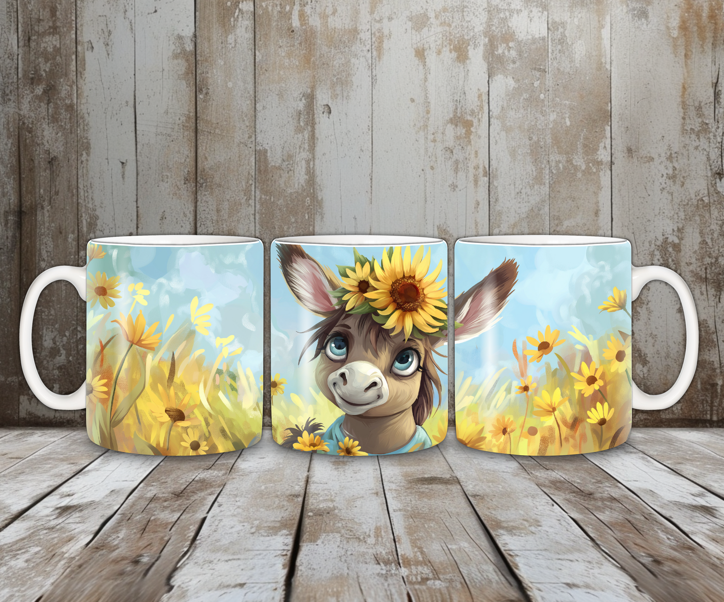 Tasse Esel
