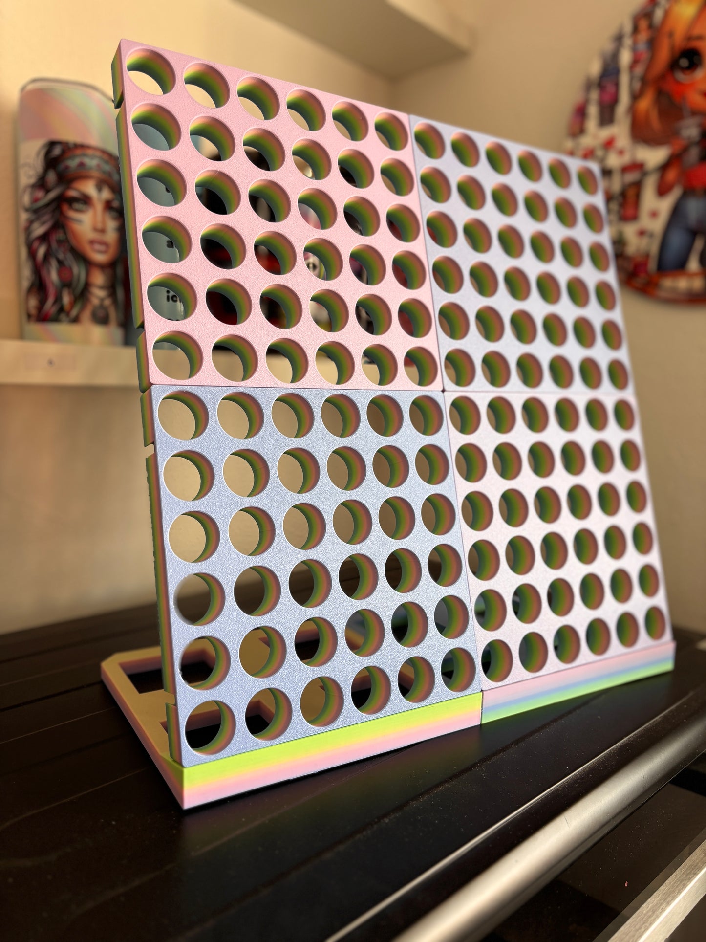 Döschen Garage komplett mit 14 Platten und 7 Füßen