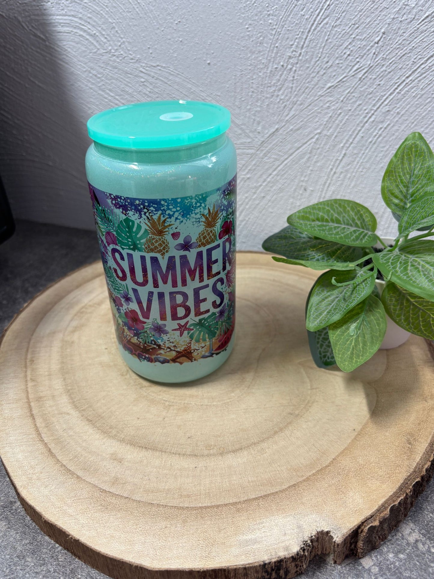 Trinkglas 16oz Summervibes 2