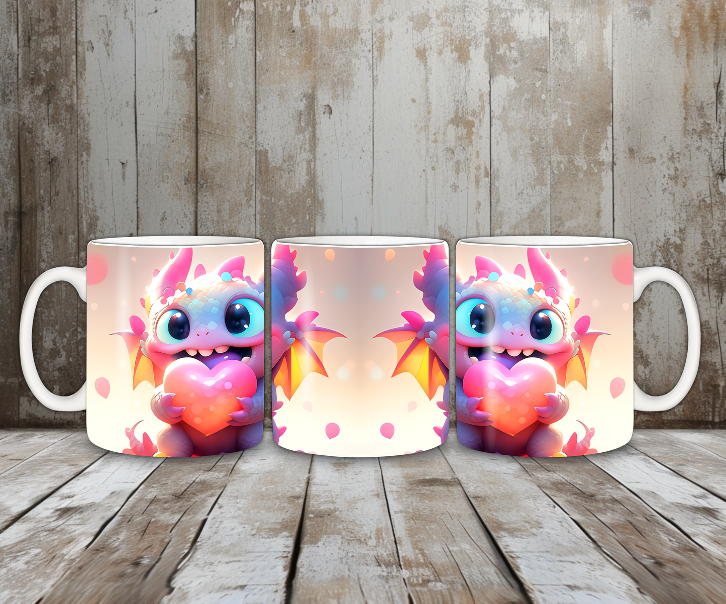 Tasse Herzdrache