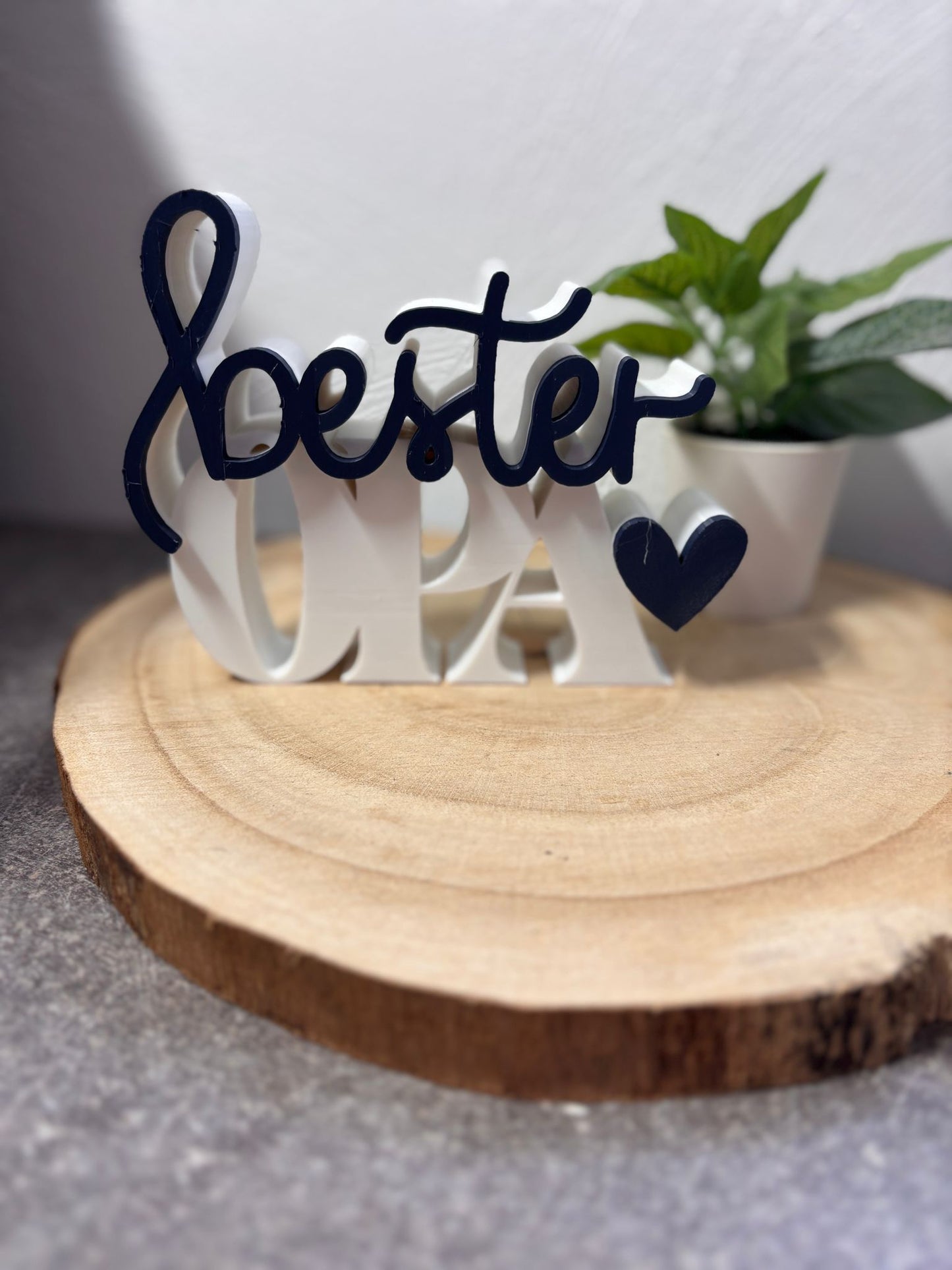 Schriftzug Bester Opa