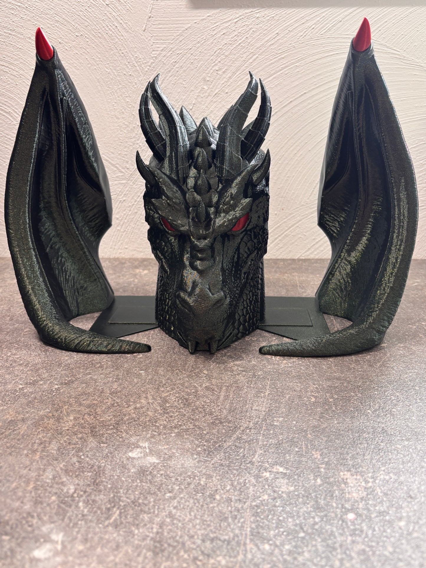 Drachen Bücherstütze