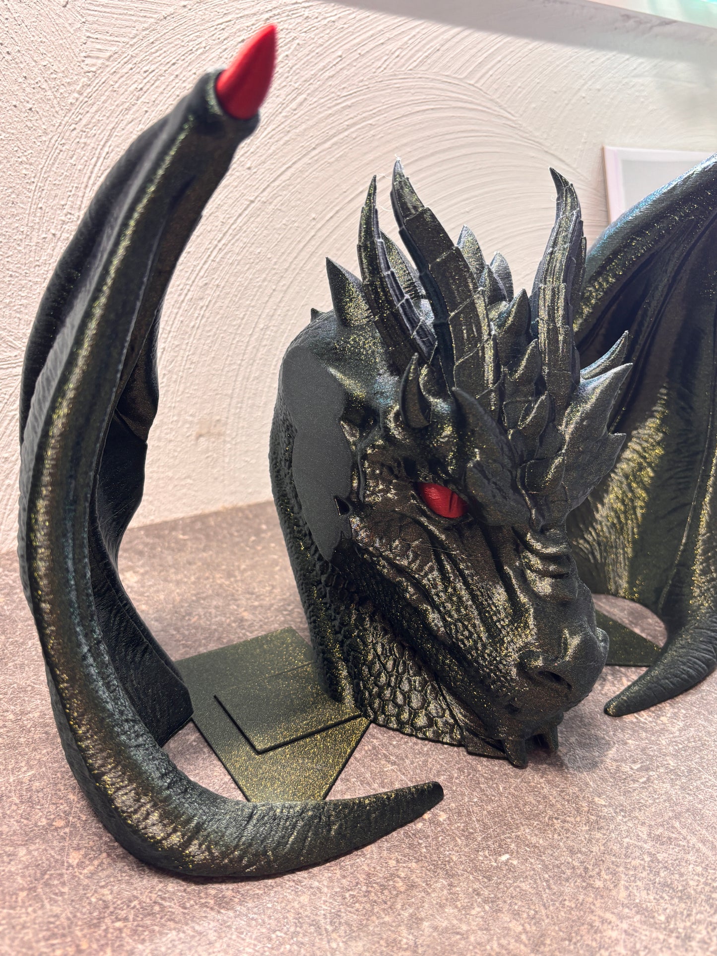 Drachen Bücherstütze