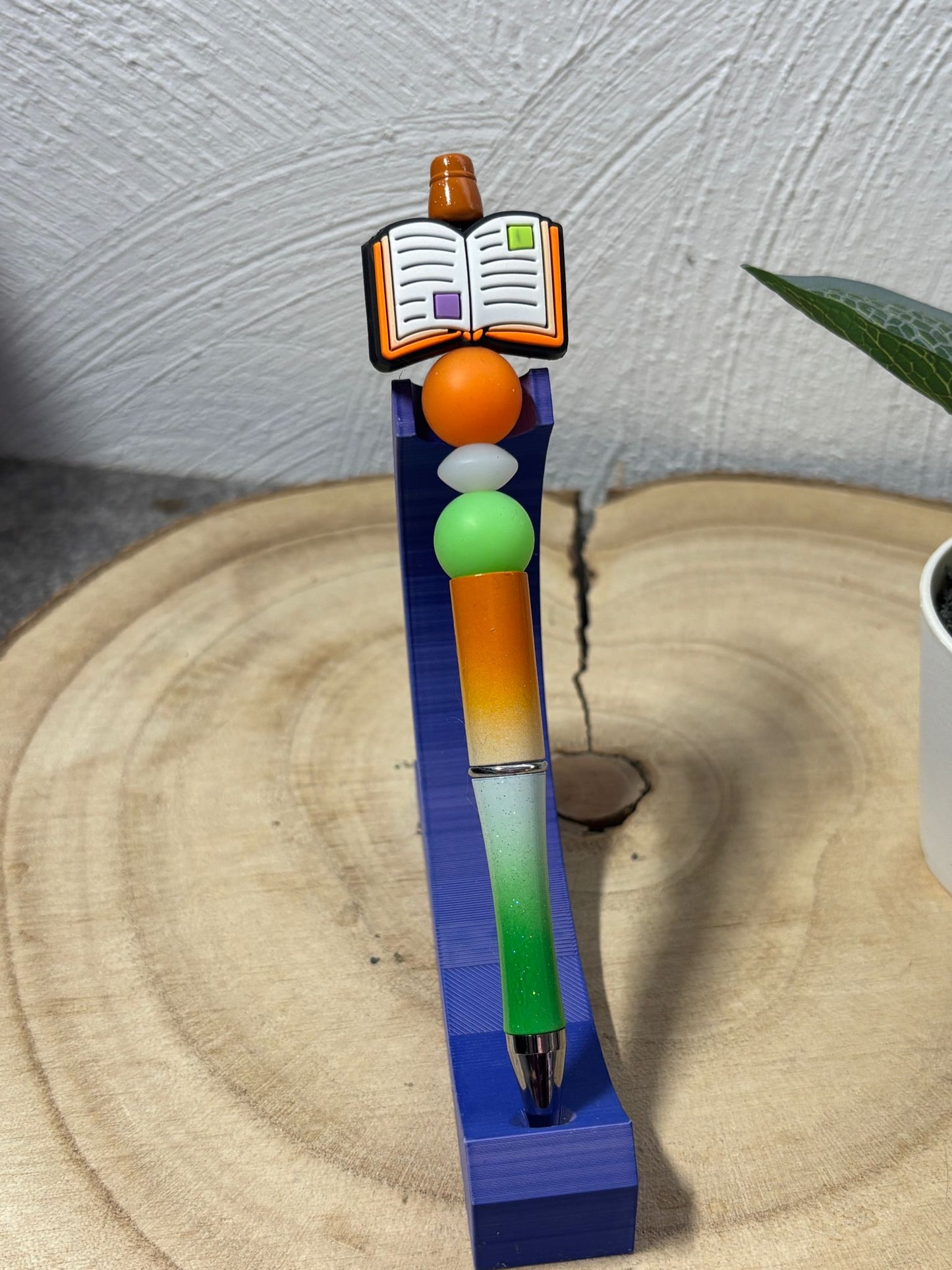 Kugelschreiber Buch orange