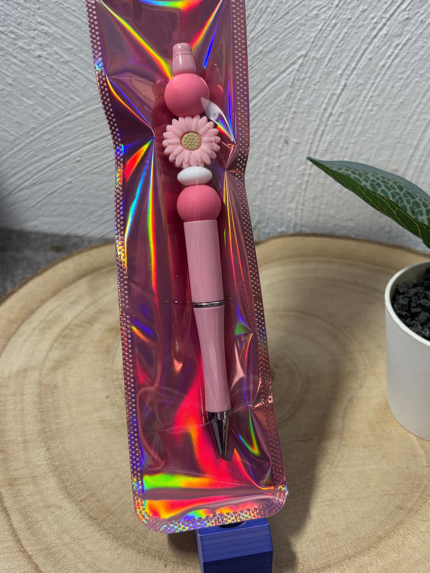 Kugelschreiber Blume rosa