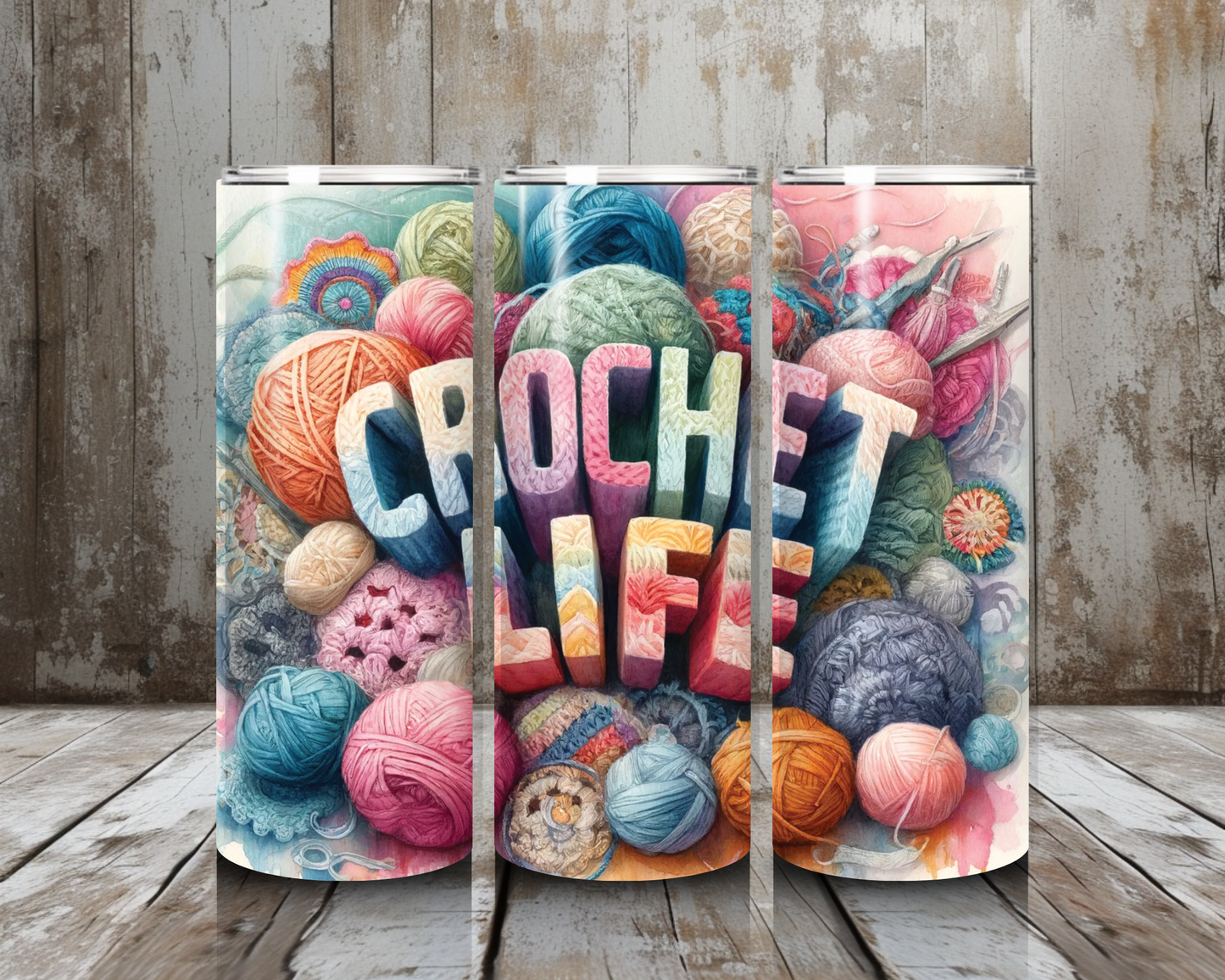 Tumbler Crochet Life