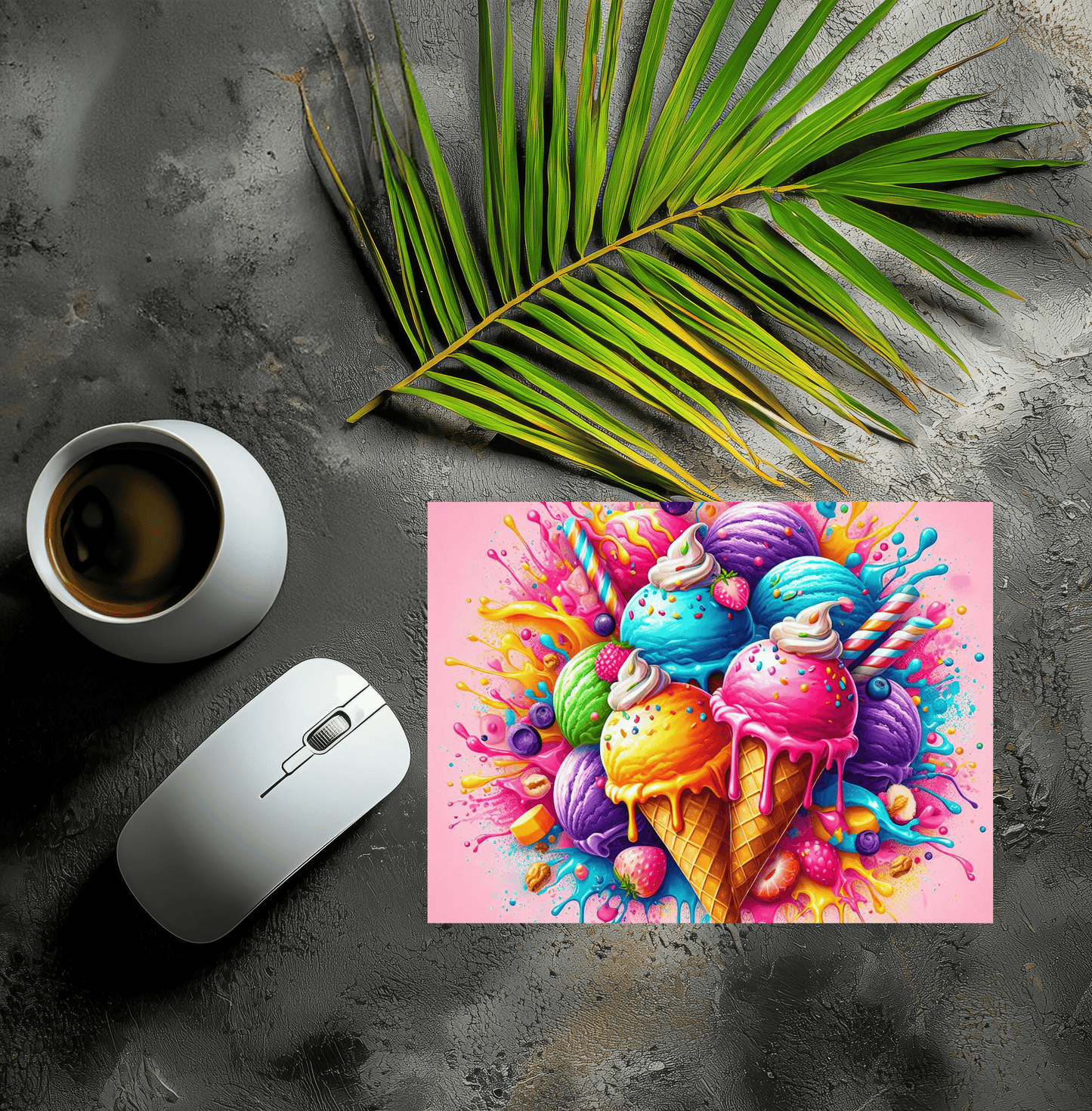 Mousepad Eiscreme
