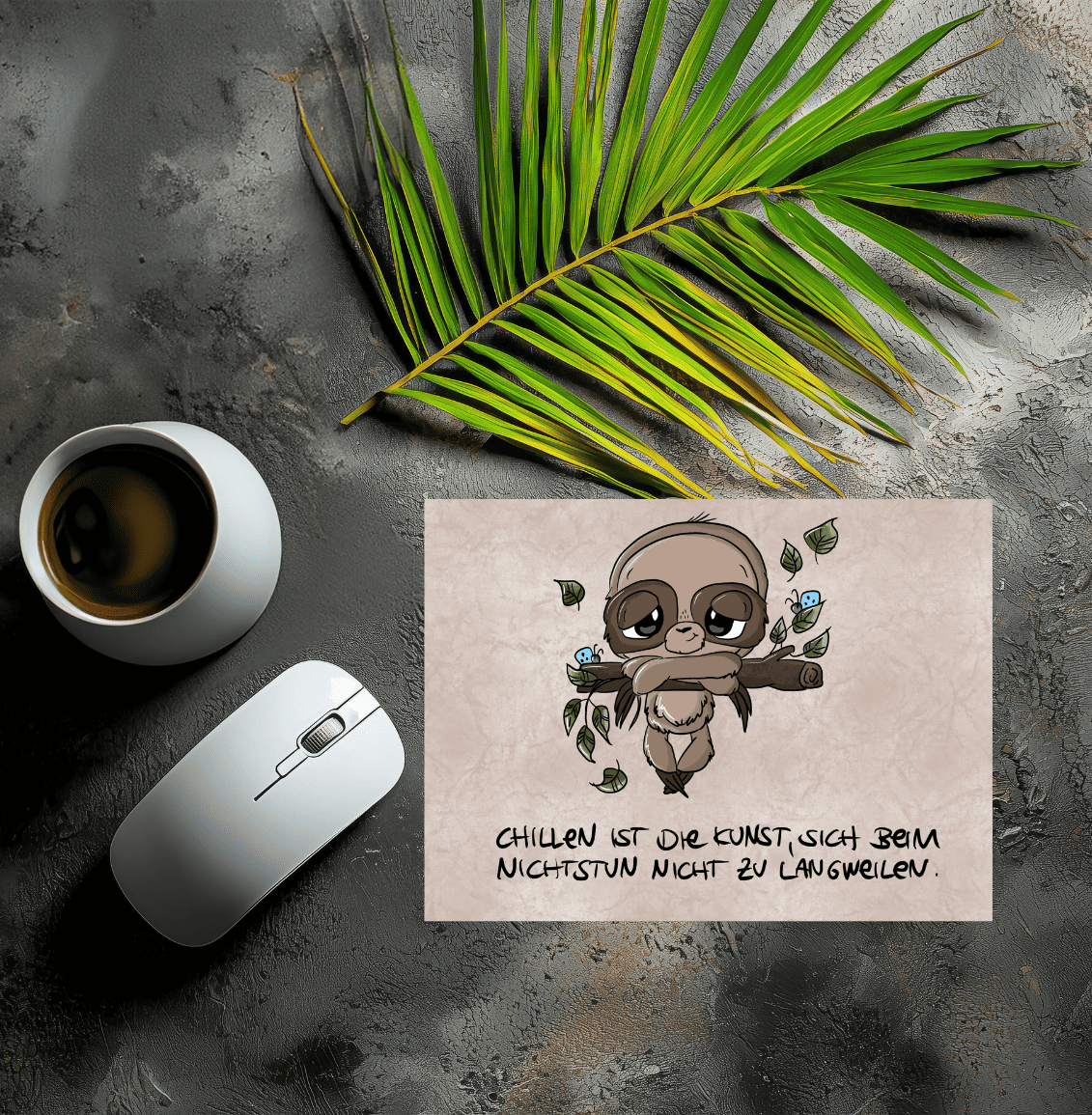 Mousepad Fauli braun