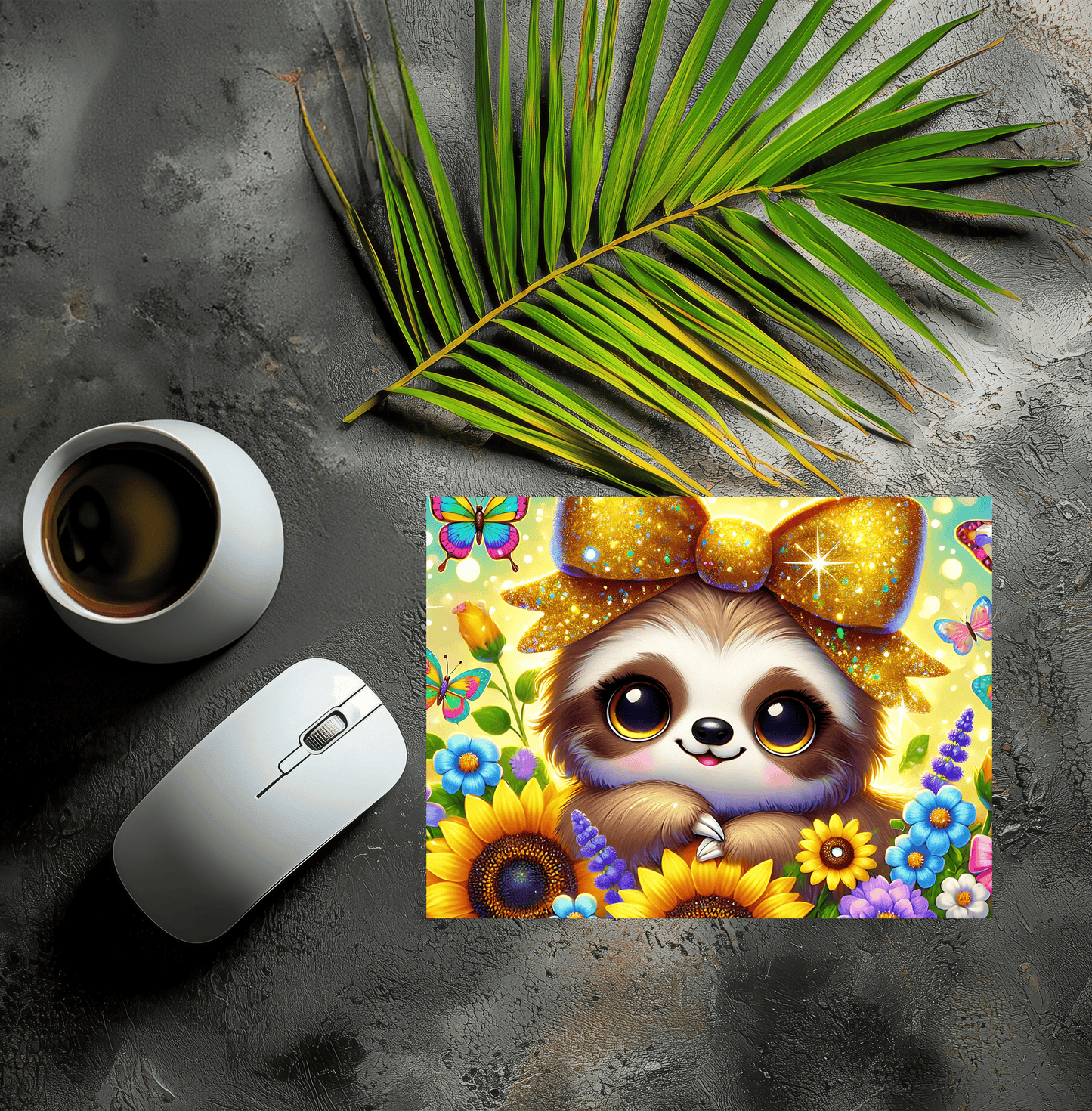 Mousepad Glitzerfauli