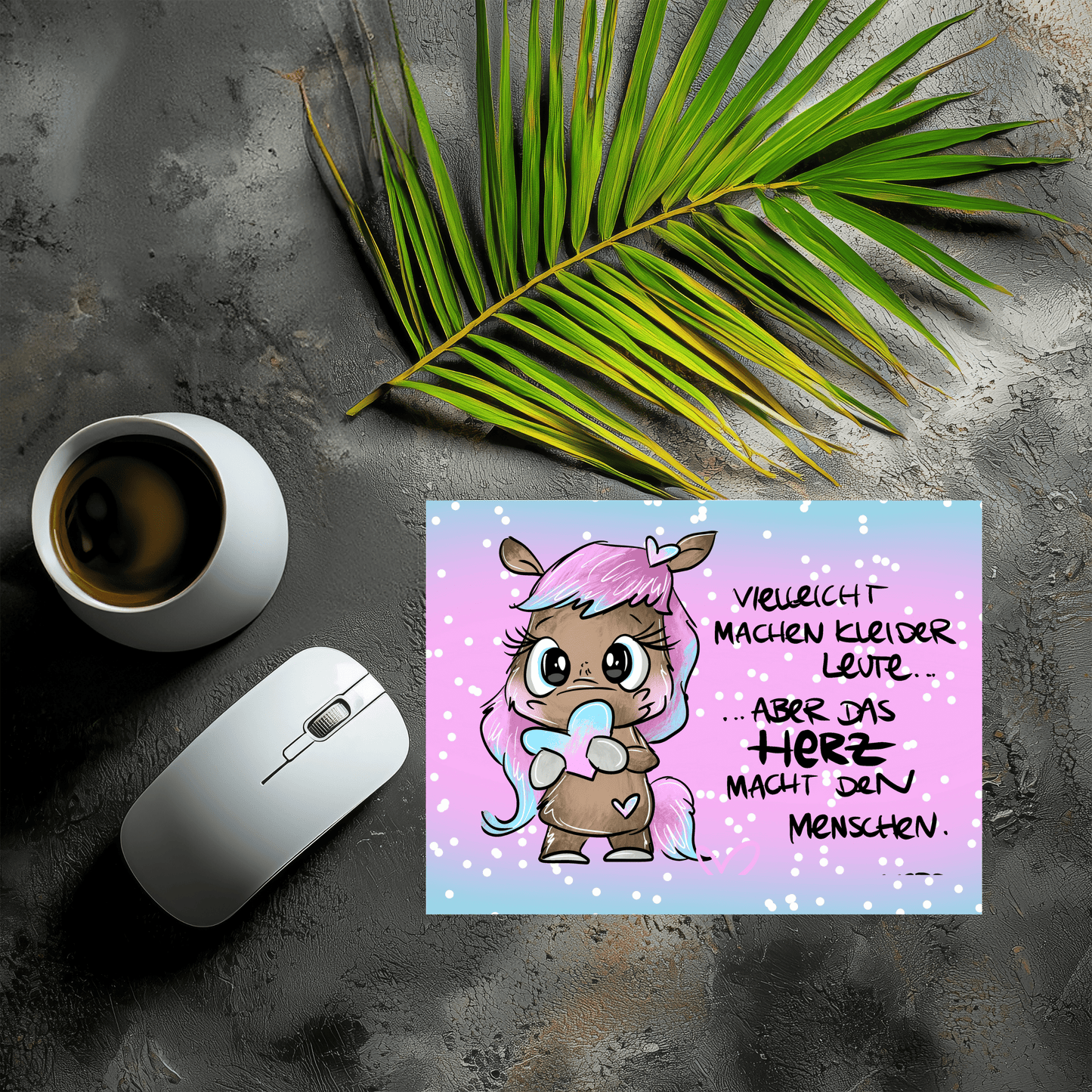 Mousepad Kleider machen Leute...