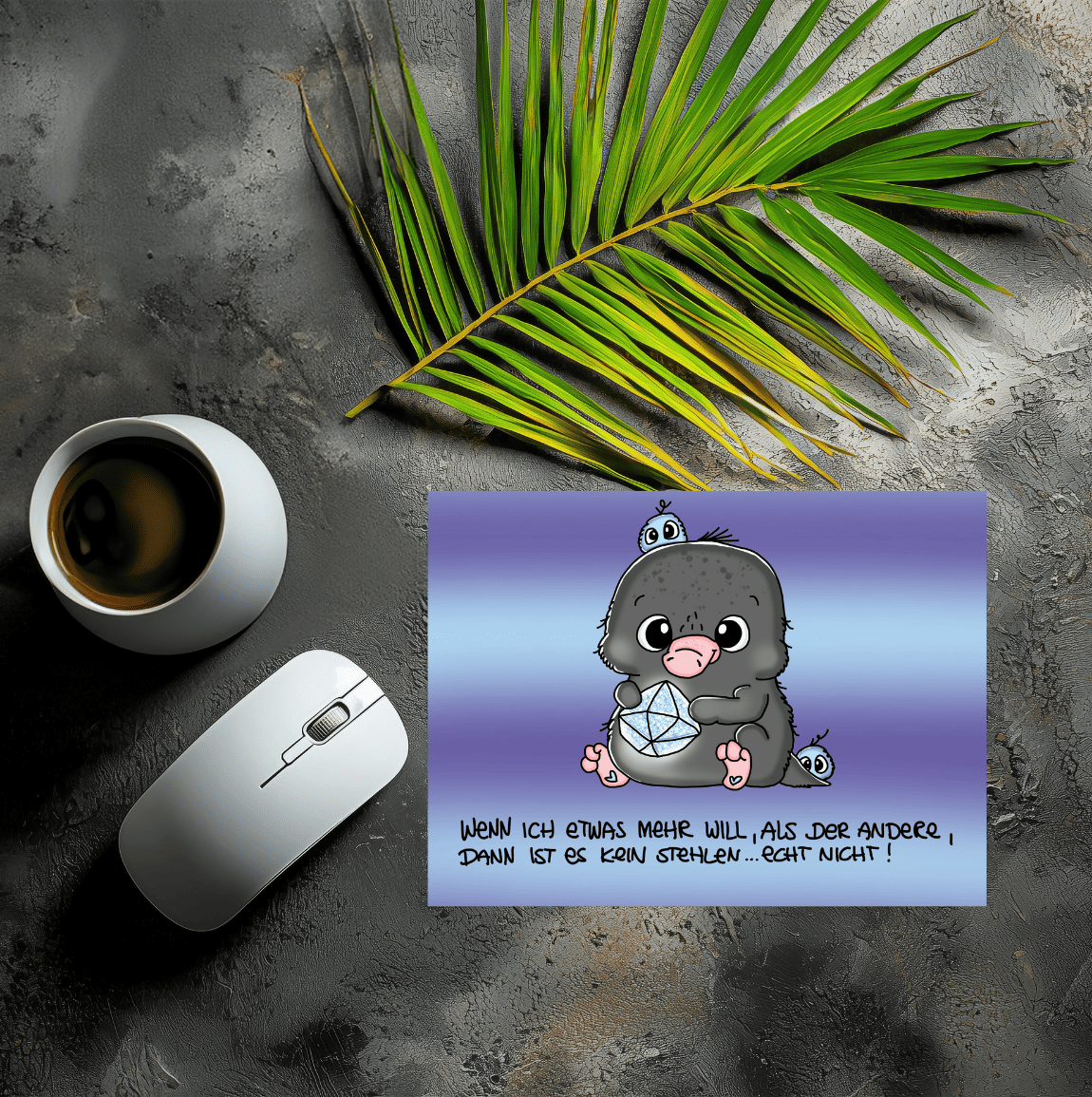 Mousepad Nifflino blau