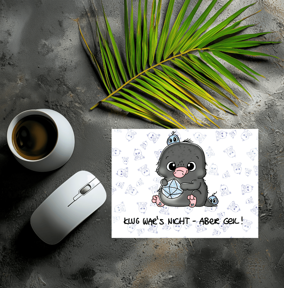 Mousepad Nifflino nicht klug...