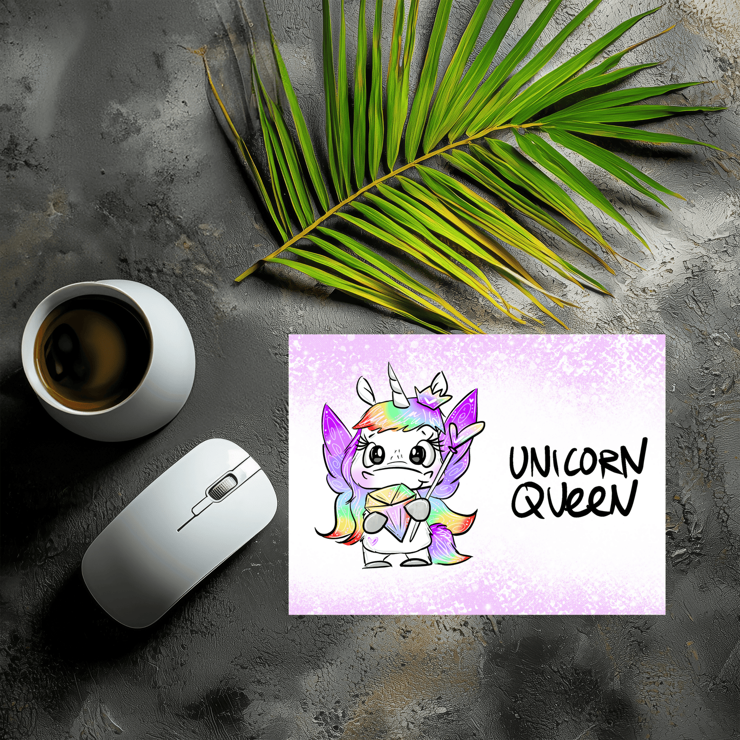 Mousepad Unicorn Queen