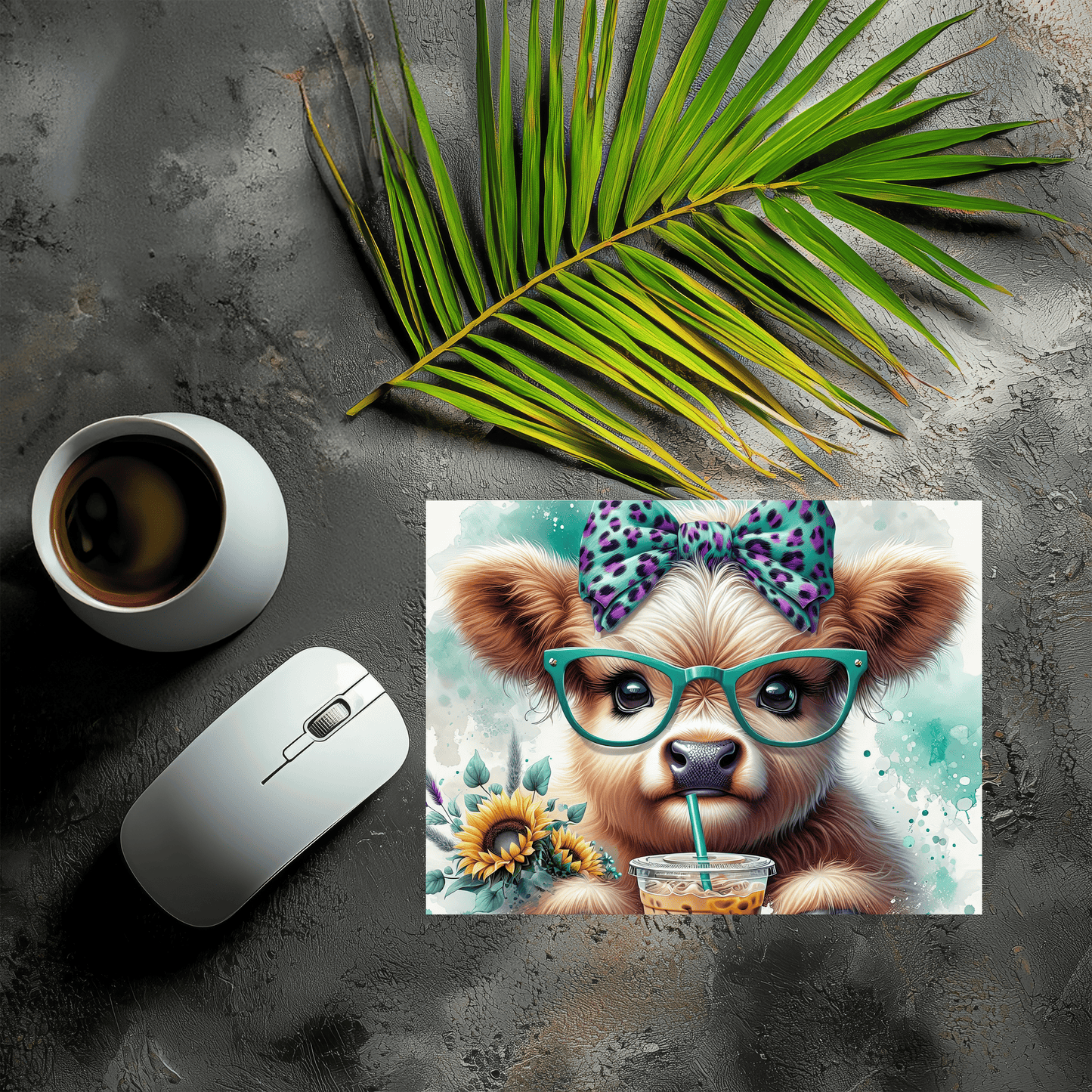 Mousepad Kuh Bubble Tea