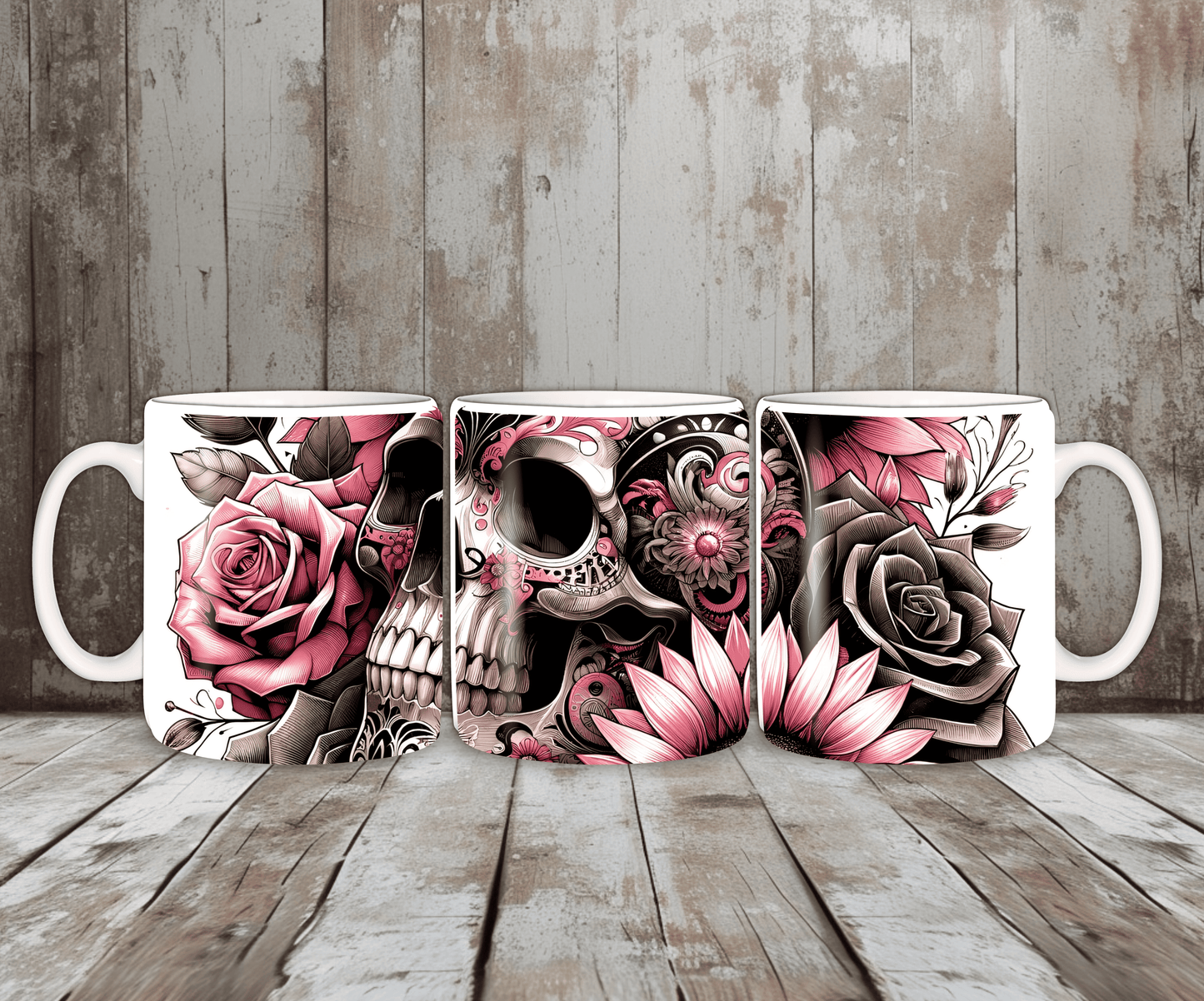 Tasse Rosa Skull