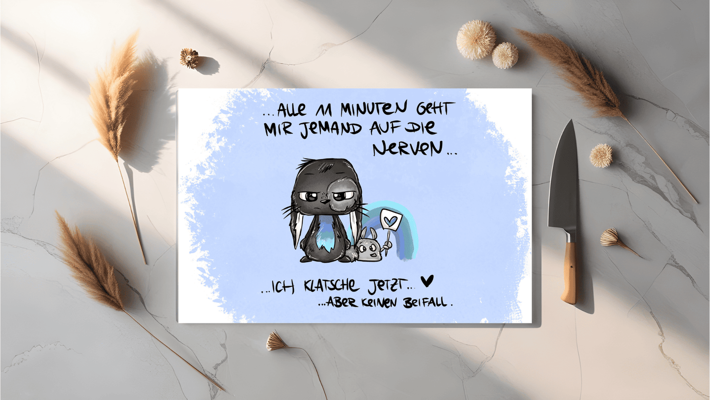 Schneidebrett 11 Minuten blau