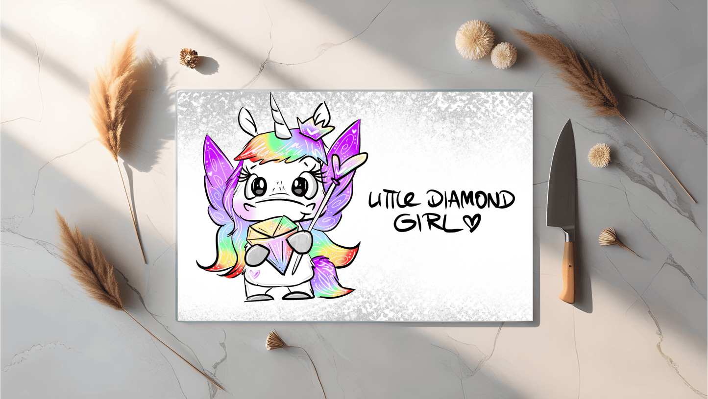 Schneidebrett Little Diamond Girl