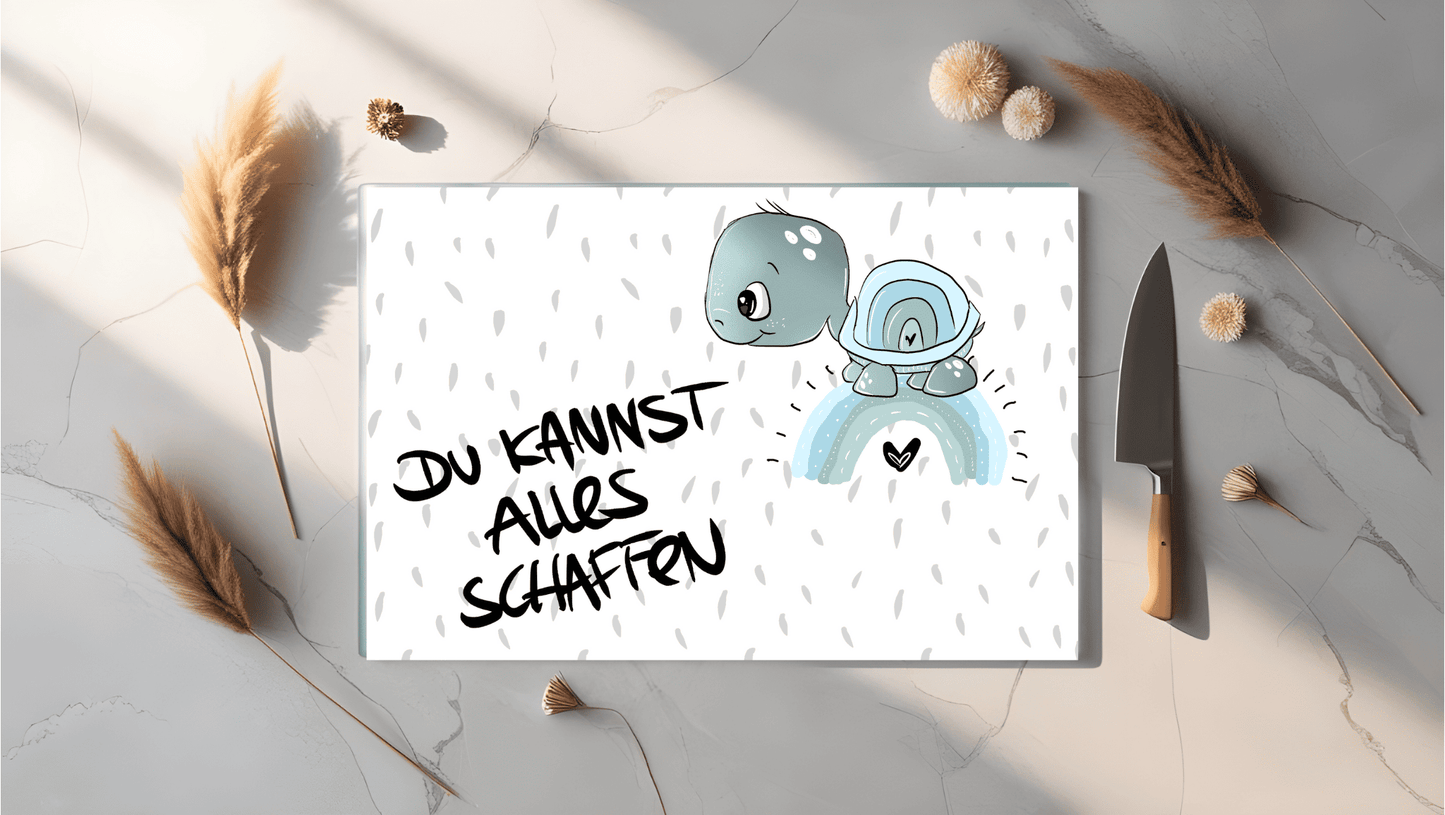 Schneidebrett Du kannst alles schaffen ...