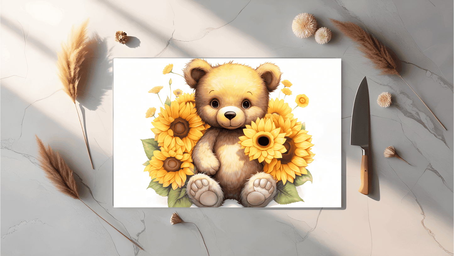 Schneidebrett Teddybär