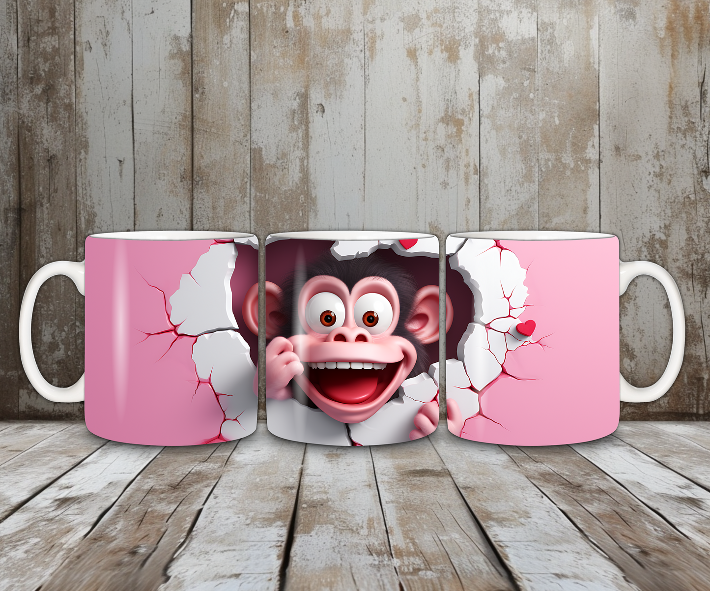 Tasse Affe