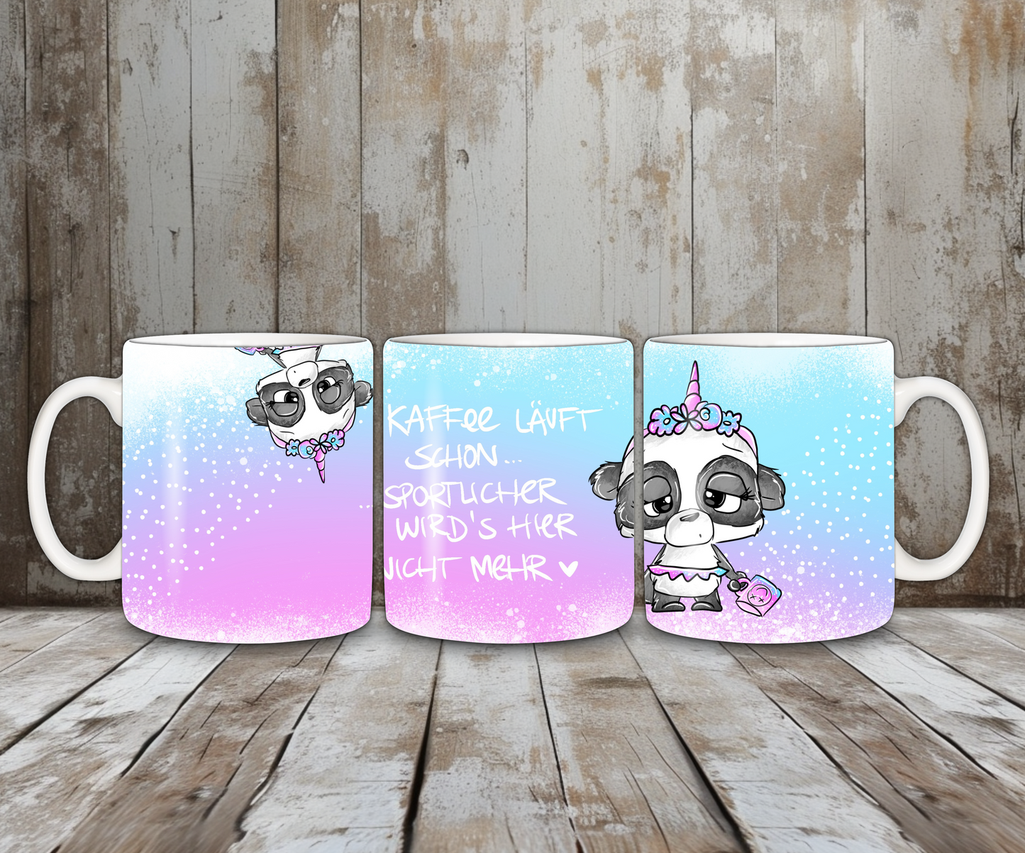 Tasse Kaffee läuft schon ...