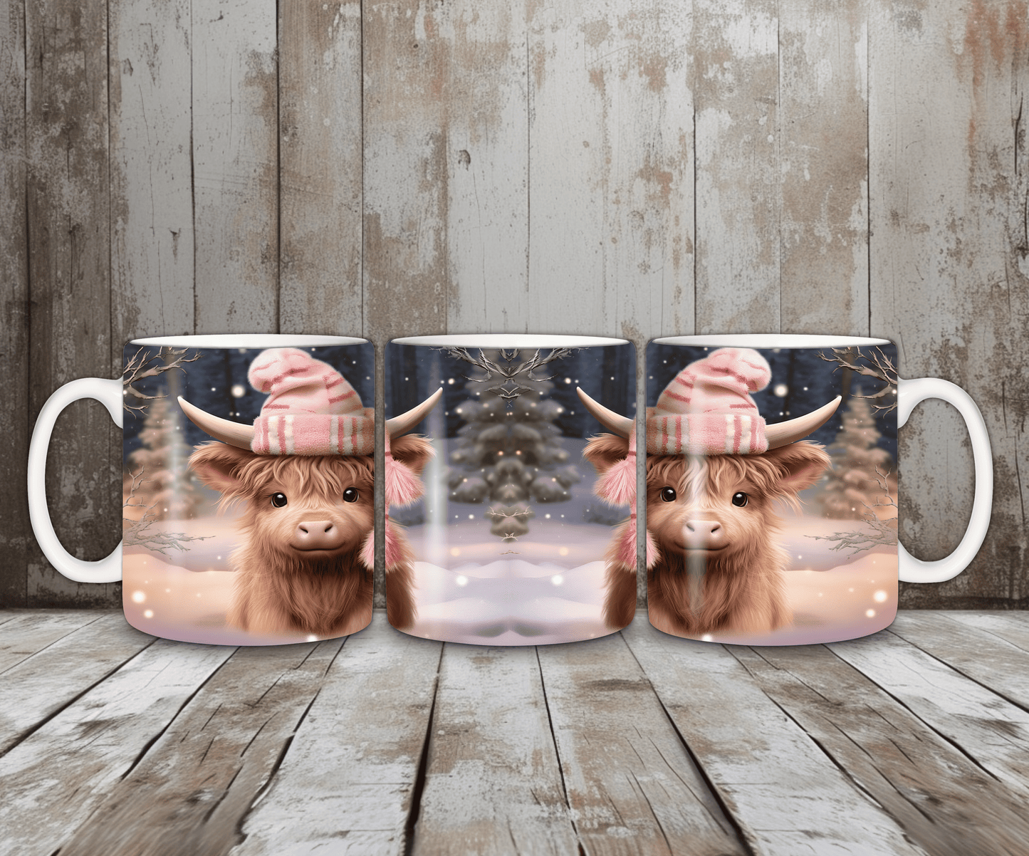 Tasse Kuh mit Mütze