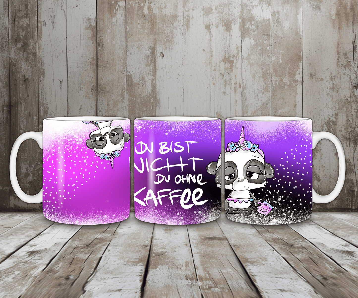 Tasse Nicht Du ohne Kaffee dunkel