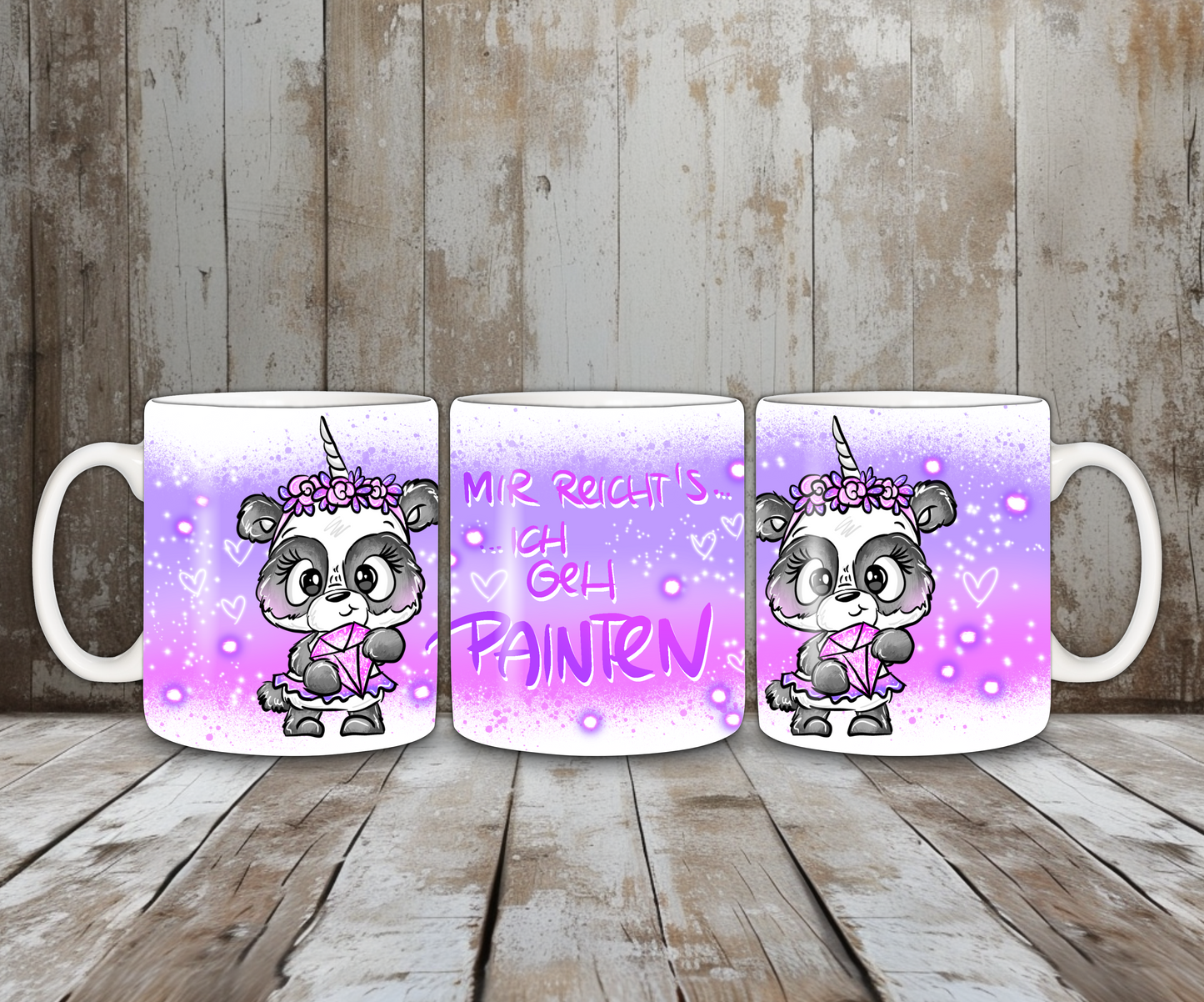 Tasse Mir reichts ich geh painten