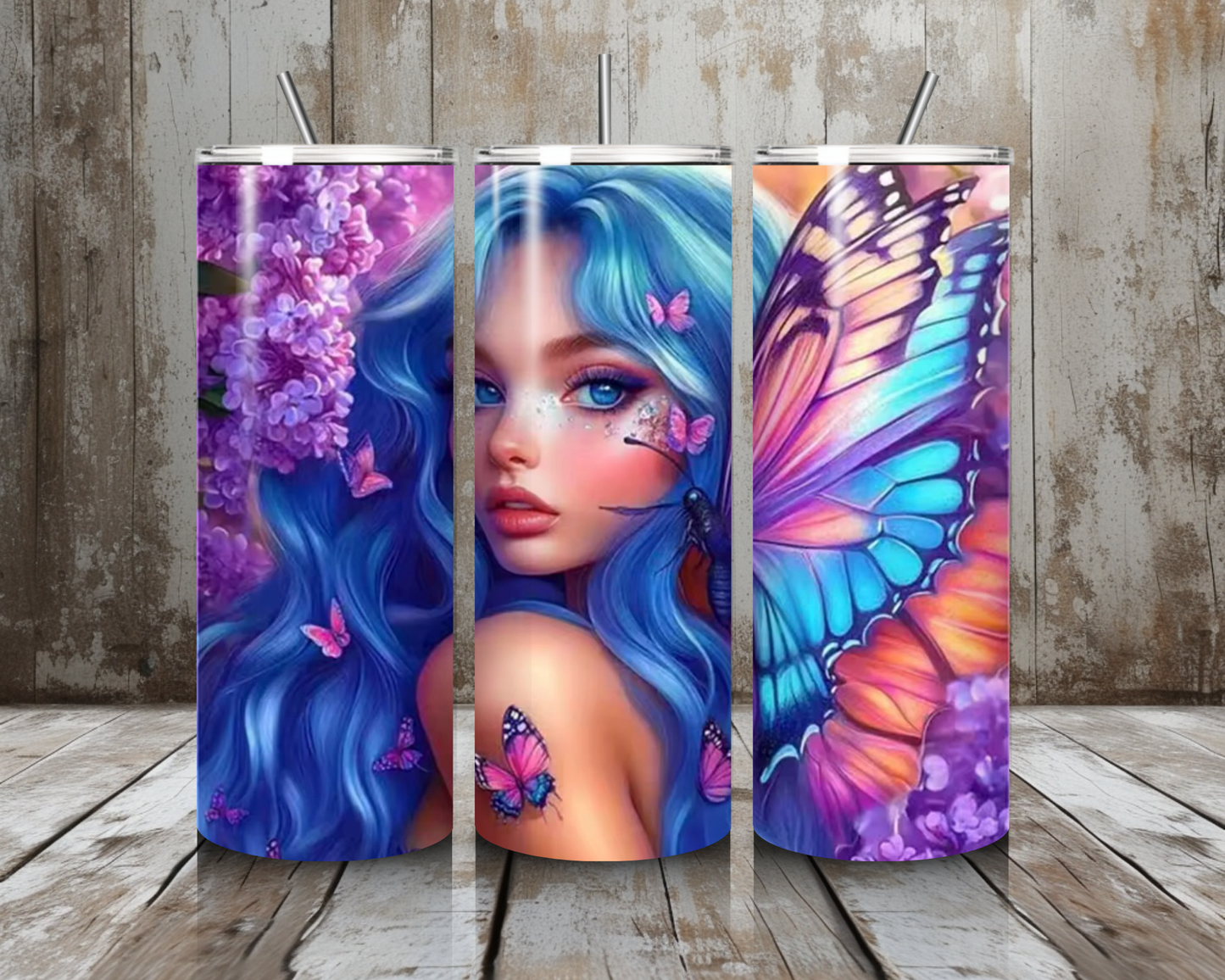 Tumbler Butterfly Fee