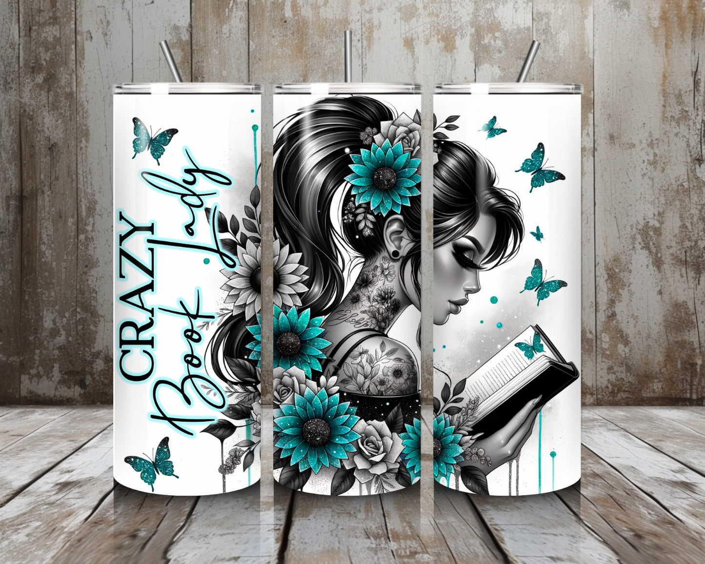 Tumbler Crazy Book Lady